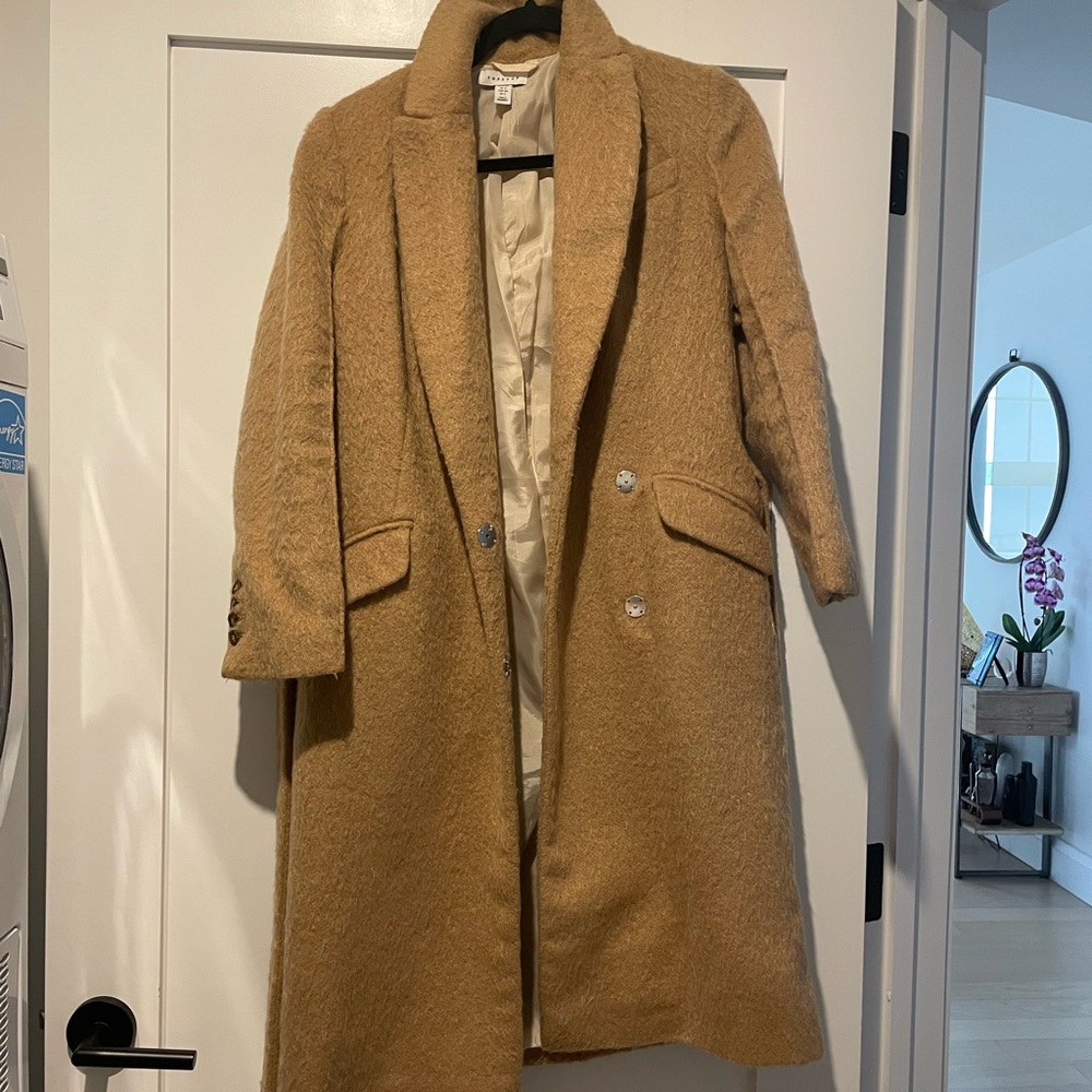 COPY - Beige top shop pea coat